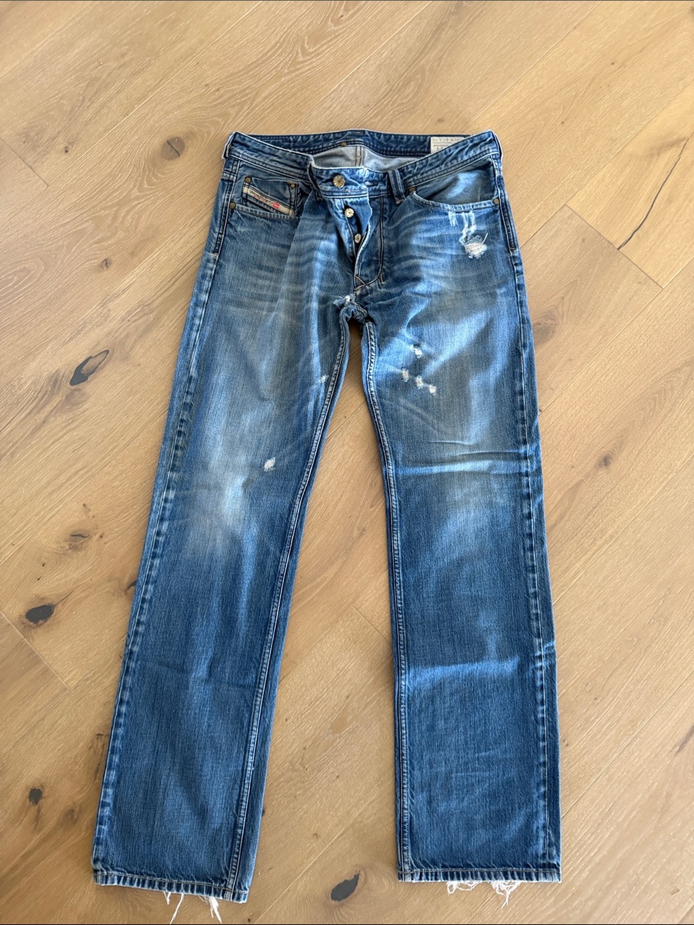 Diesel Larkee Bootcut Jeans in Blue